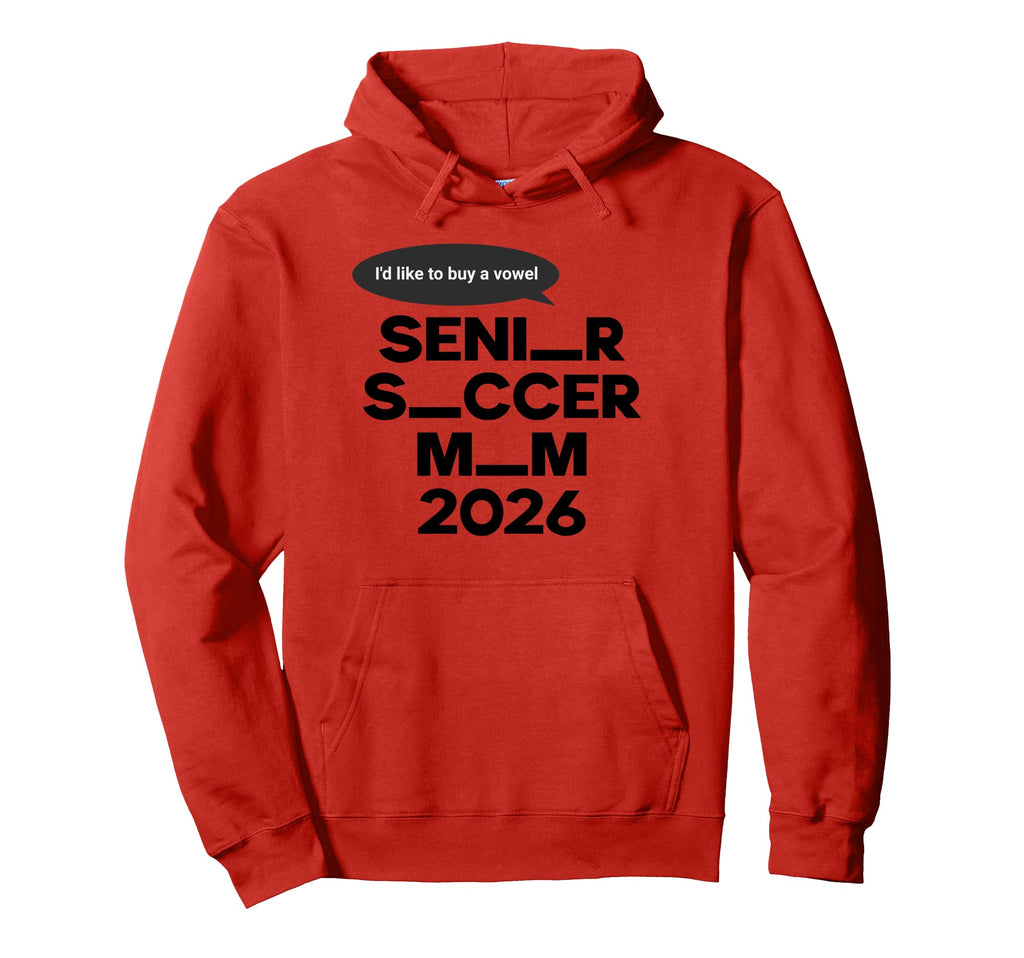 Funny Soccer Senior Mom 2026 Hoodie - Trendy Graphic Men Women