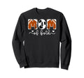 Mom Both Football Soccer Mom Soccer Sweatshirt - Graphic Print Unisex