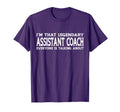 Assistant Coach Job Title T-Shirt - Casual Everyday Wear for Adults