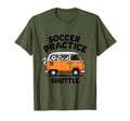 Soccer Practice Shuttle Soccer Mom T-Shirt - Custom Art Print for Adults