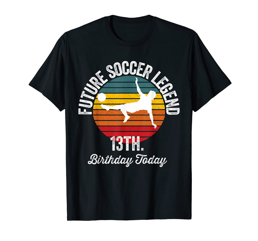 13Th Birthday Soccer Future Football T-Shirt - Unique Graphic for Adults