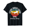 13Th Birthday Soccer Future Football T-Shirt - Unique Graphic for Adults
