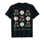 St Patricks Day Soccer Coquette Bow T-Shirt - Custom Art Print Men Women
