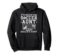 Im Soccer Goalie Aunt Soccer Keeper Auntie Hoodie - Graphic Print Men Women
