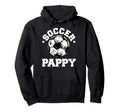 Soccer Pappy Soccer Ball Distressed Hoodie - Aesthetic Graphic for Adults