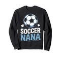 Soccer Nana Heart Soccer Lovers Sweatshirt - Fun Novelty Design for Adults