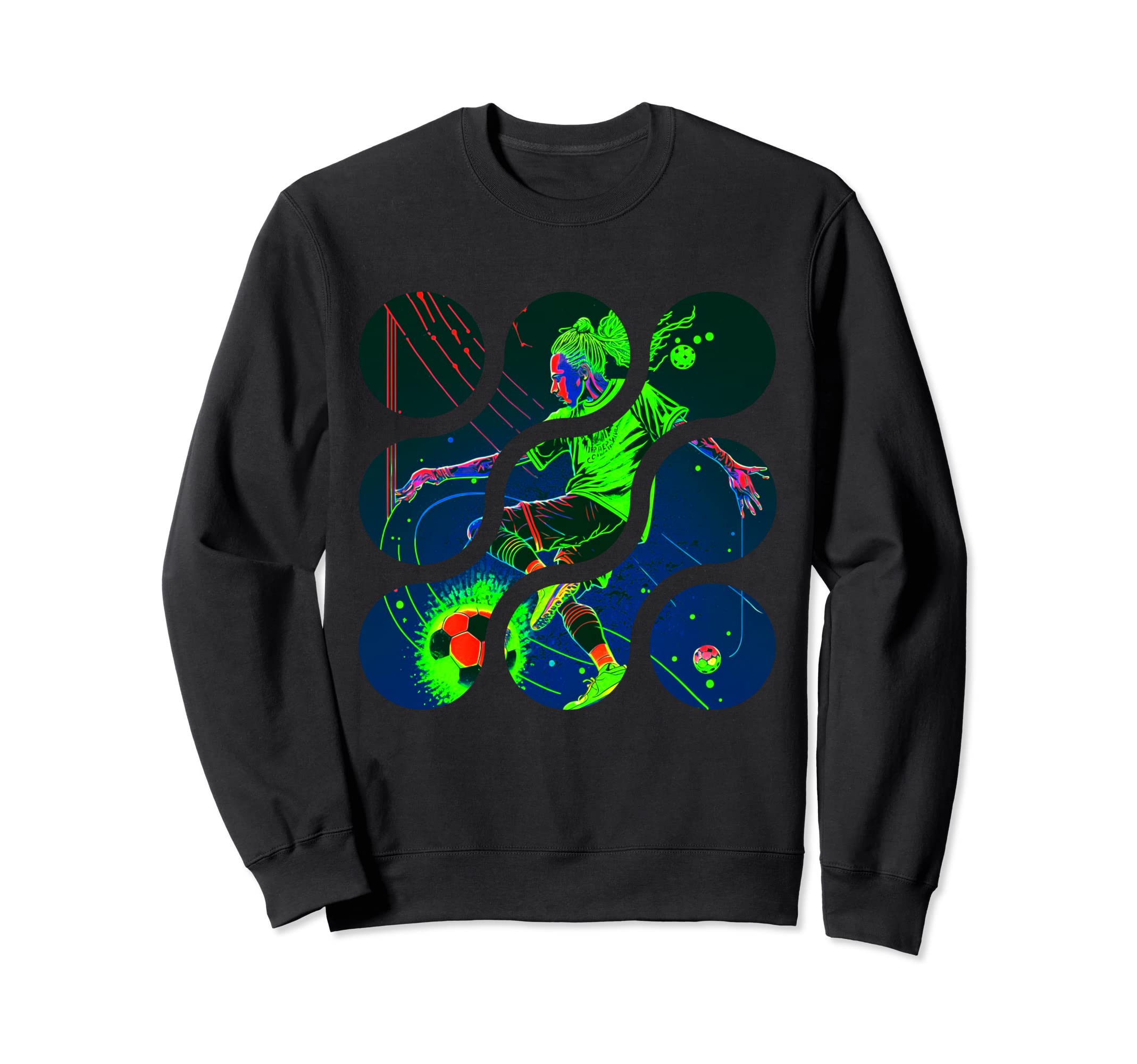 Streetwear Vibes Aesthetic Soccer Sweatshirt - Streetwear Style Unisex