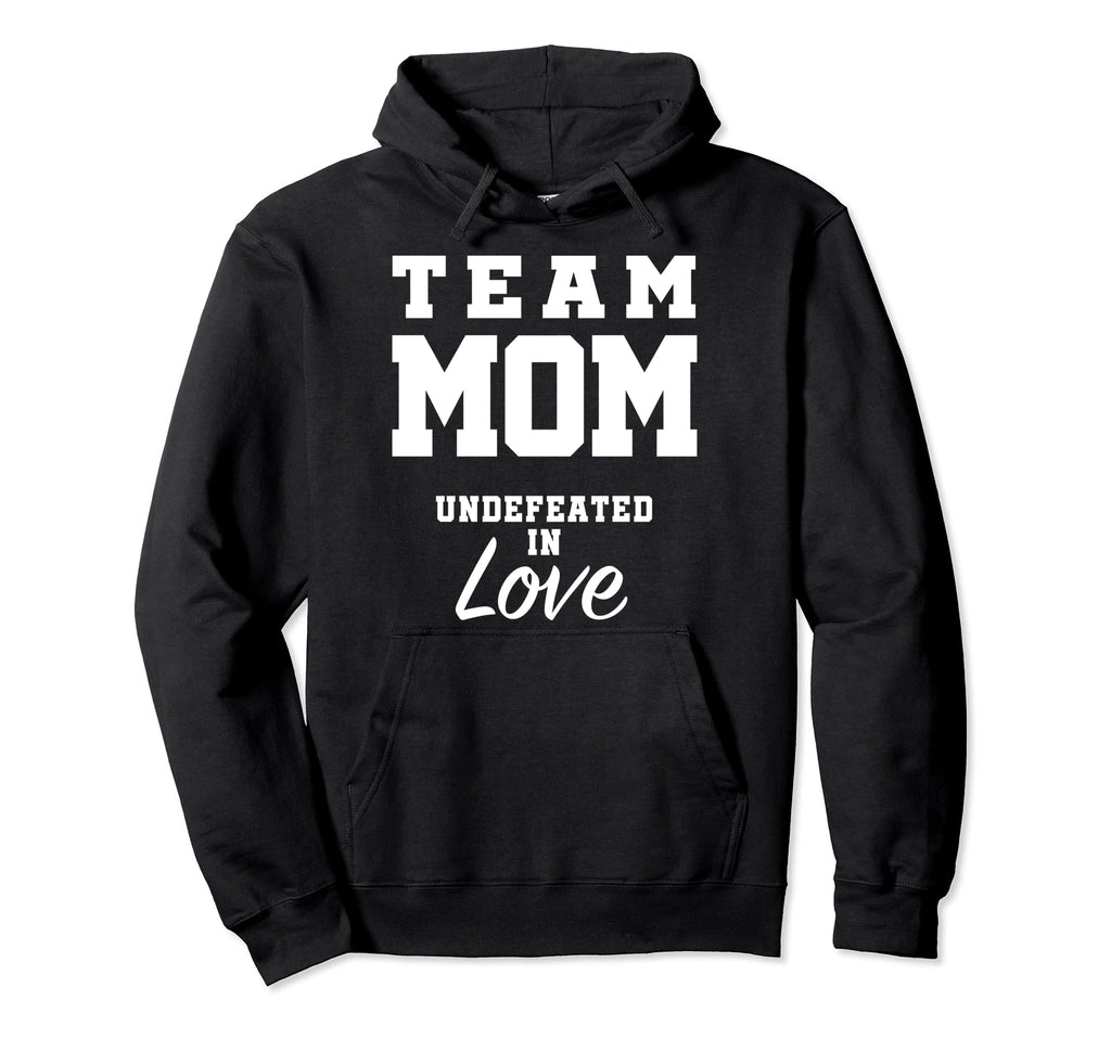Team Mom Mothers Day Baseball Hoodie - Casual Everyday Wear for Adults