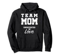 Team Mom Mothers Day Baseball Hoodie - Casual Everyday Wear for Adults
