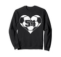 Soccer Heart Number 54 Jersey Sweatshirt - Streetwear Style Men Women
