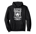 Proud Field Hockey Goalie Dad Field Hockey Hoodie - Trendy Graphic Unisex