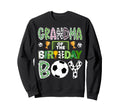 Grandma Birthday Soccer Player Sweatshirt - Streetwear Style Men Women