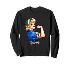 Proud Italian Pride Italiana Italy Sweatshirt - Minimalist Print Unisex