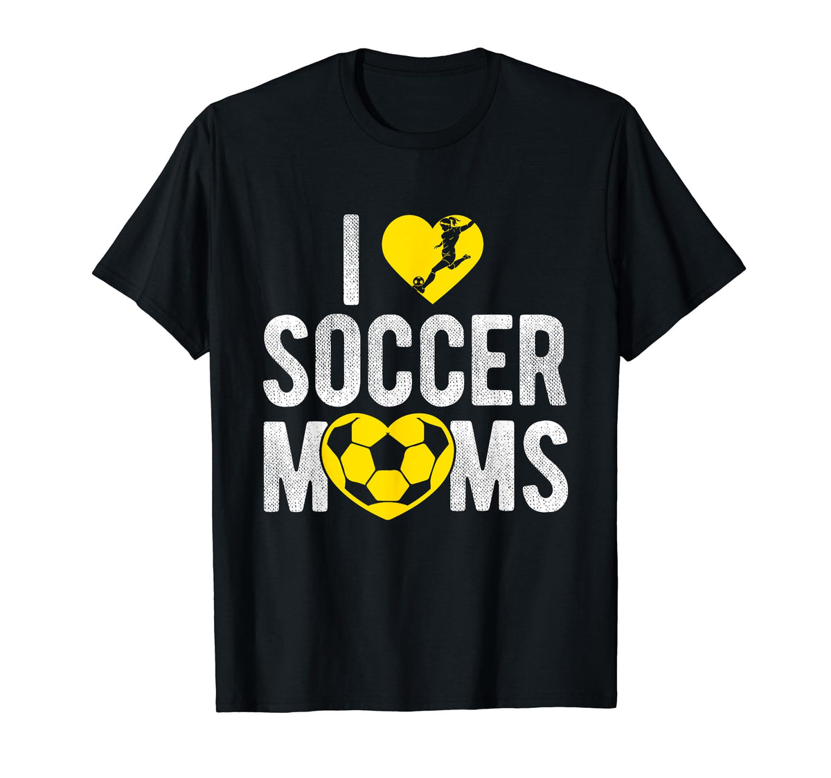 I Love Soccer Moms Soccer Football Gift T-Shirt - Graphic Print for Adults