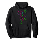 Soccer Color Outline Game Day Hoodie - Fun Novelty Design Men Women
