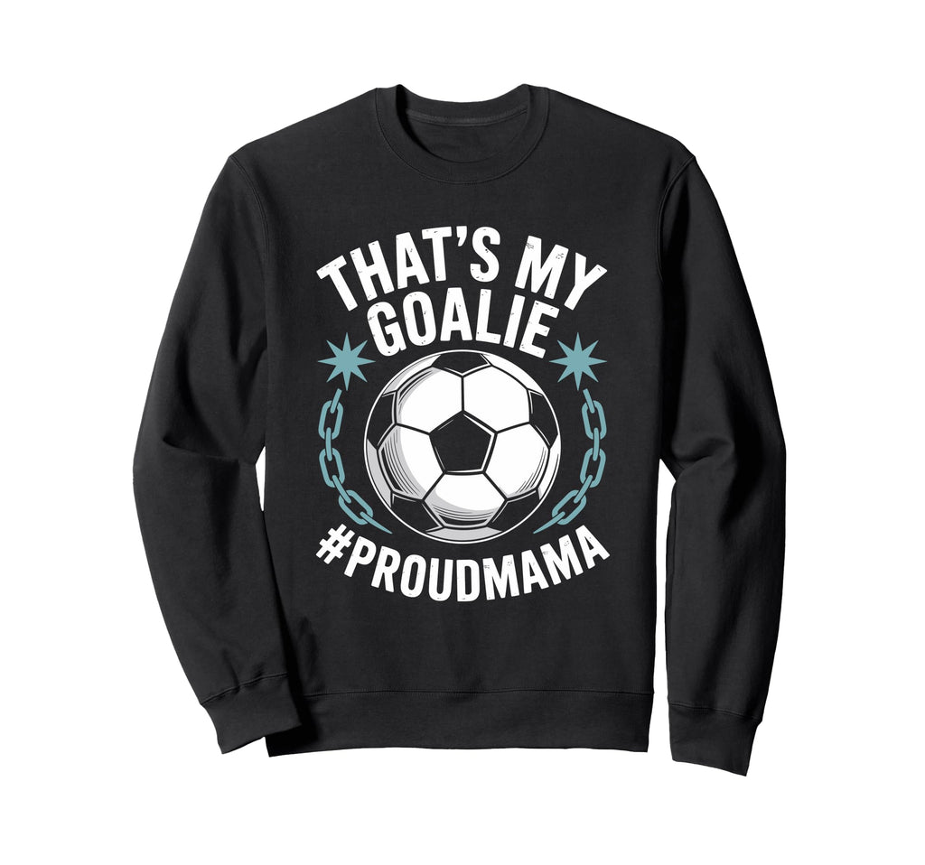 Coal Keeper Soccer Player Mother Sweatshirt - Minimalist Print for Adults
