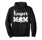 Hockey Keeper Mom Ice Hockey Goalie Mother Hoodie - Custom Art Print Unisex