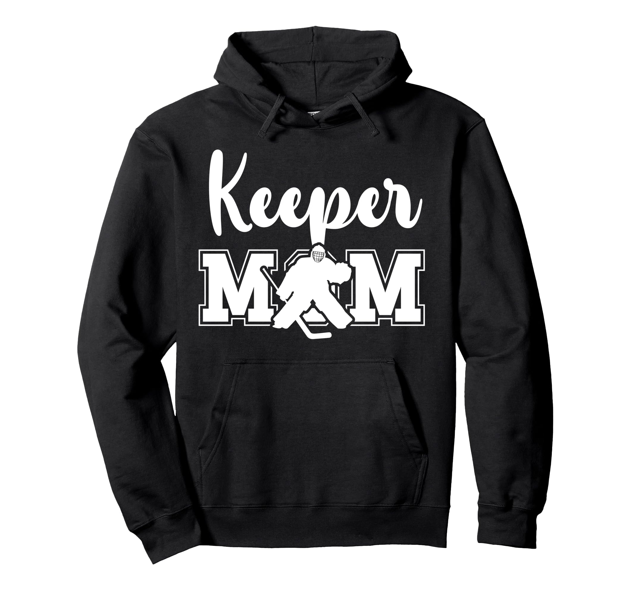 Hockey Keeper Mom Ice Hockey Goalie Mother Hoodie - Custom Art Print Unisex