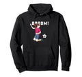 Boom Football Kicks Ball No Background Hoodie - Trendy Graphic for Adults