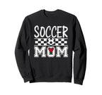 Groovy Soccer Mom Mother Soccer Sweatshirt - Custom Art Print for Adults
