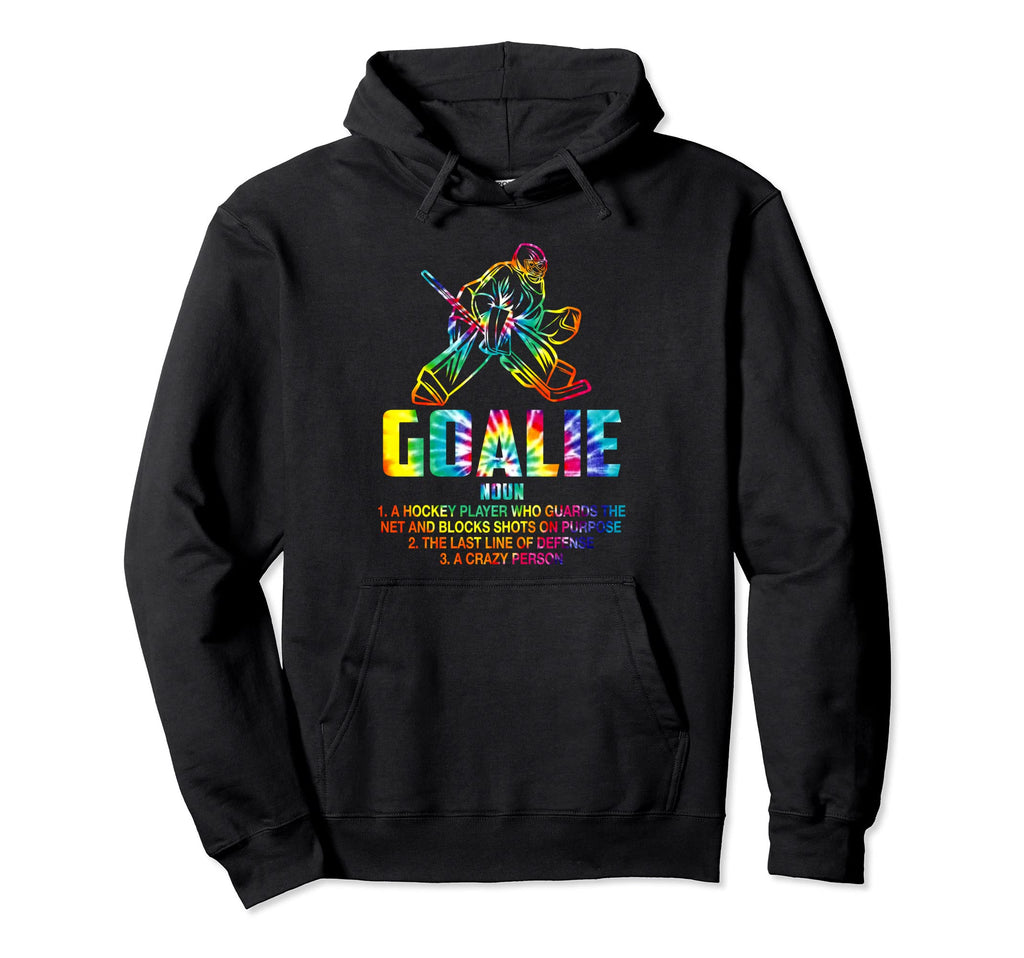 Hockey Goalie Definition Funny Soccer Gear Hoodie - Unique Graphic Unisex
