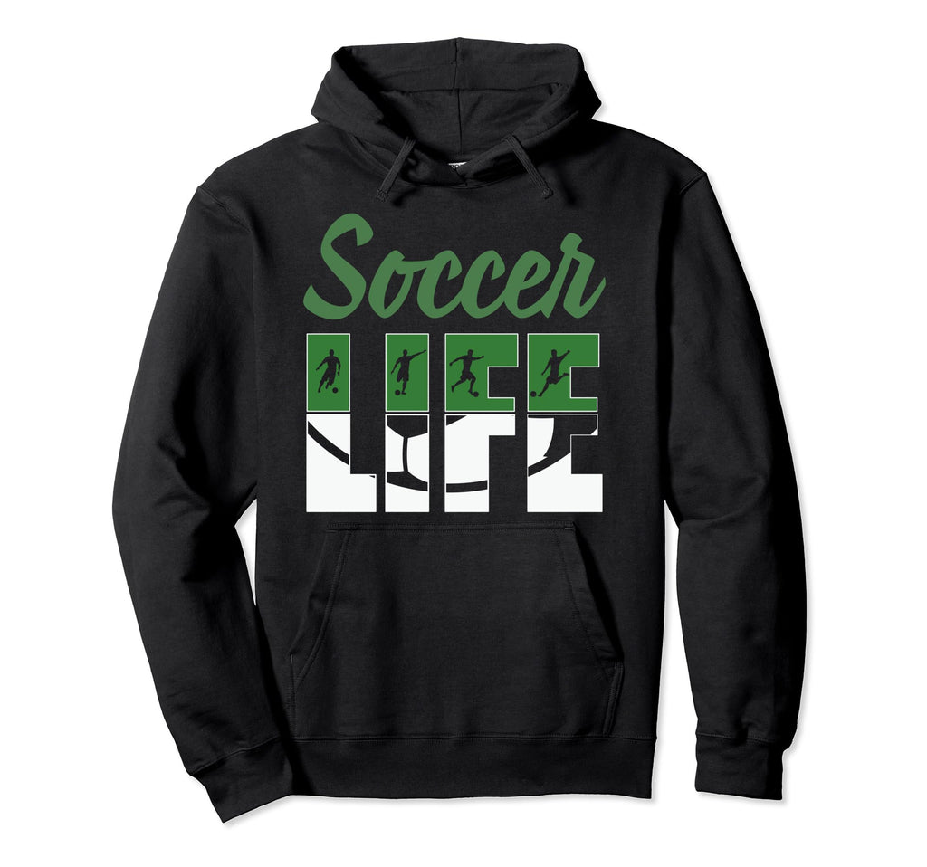 Soccer Life Soccer Sport Fans Hoodie - Minimalist Print Men Women
