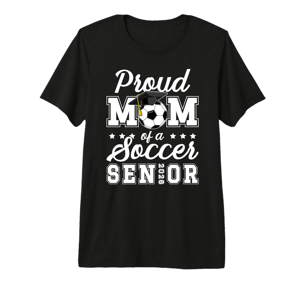 Mom Soccer Senior Mom 2026 Soccer T-Shirt - Streetwear Style Men Women