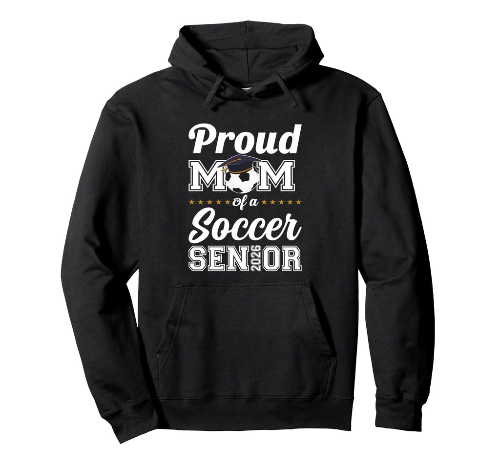 Senior Mom Class 2026 Soccer Mom Hoodie - Aesthetic Graphic Men Women