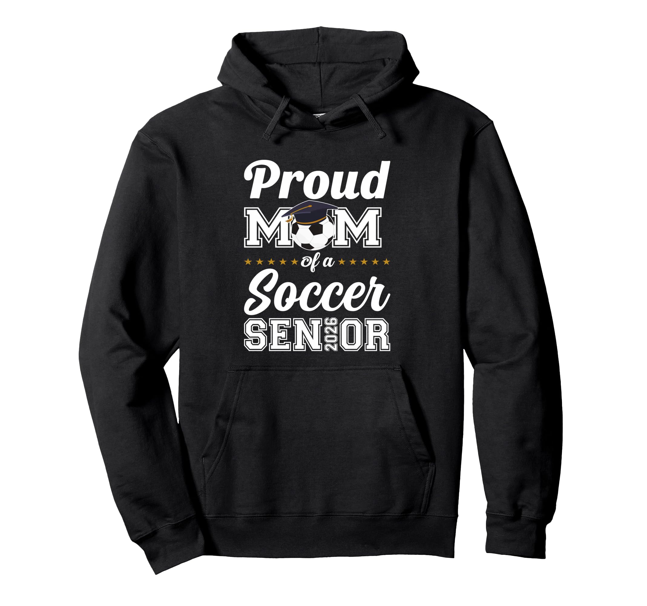 Senior Mom Class 2026 Soccer Mom Hoodie - Aesthetic Graphic Men Women
