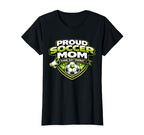Proud Soccer Mom Game Day Energy T-Shirt - Casual Everyday Wear Unisex