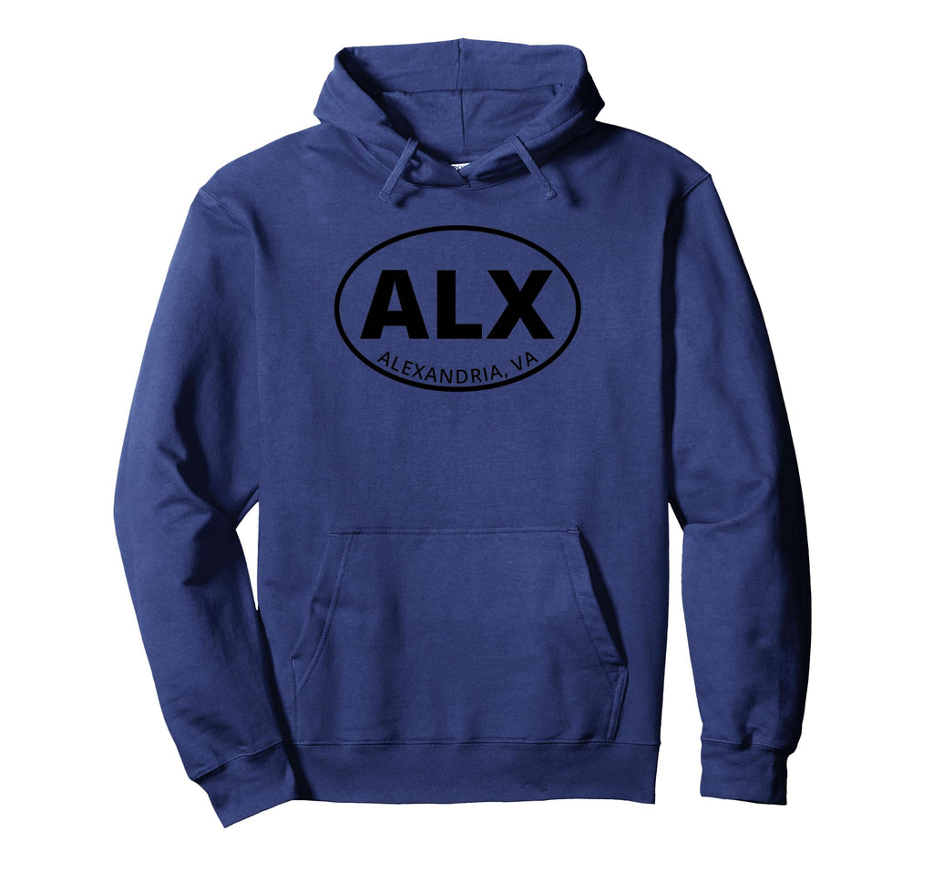 Alx Alexandria Virginia Local Old Hoodie - Fun Novelty Design for Adults