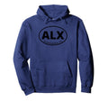 Alx Alexandria Virginia Local Old Hoodie - Fun Novelty Design for Adults