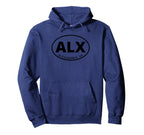 Alx Alexandria Virginia Local Old Hoodie - Fun Novelty Design for Adults