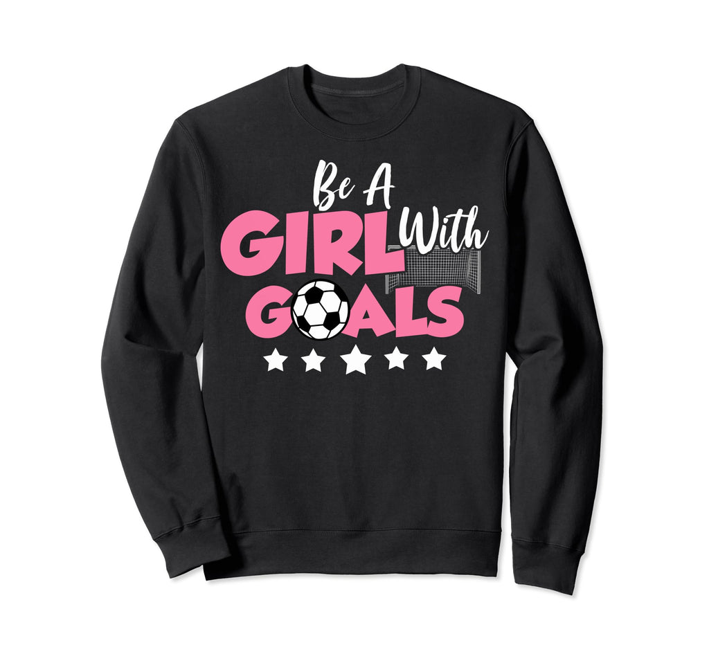 Soccer Moms Be Goals Soccer Fans Sweatshirt - Streetwear Style Unisex