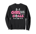Soccer Moms Be Goals Soccer Fans Sweatshirt - Streetwear Style Unisex