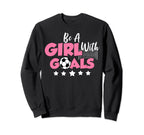 Soccer Moms Be Goals Soccer Fans Sweatshirt - Streetwear Style Unisex