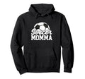 Soccer Momma Gifts Mothers Day Soccer Hoodie - Custom Art Print Unisex