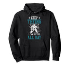 Ice Hockey Goalie Goalkeeper Hoodie - Minimalist Print Unisex