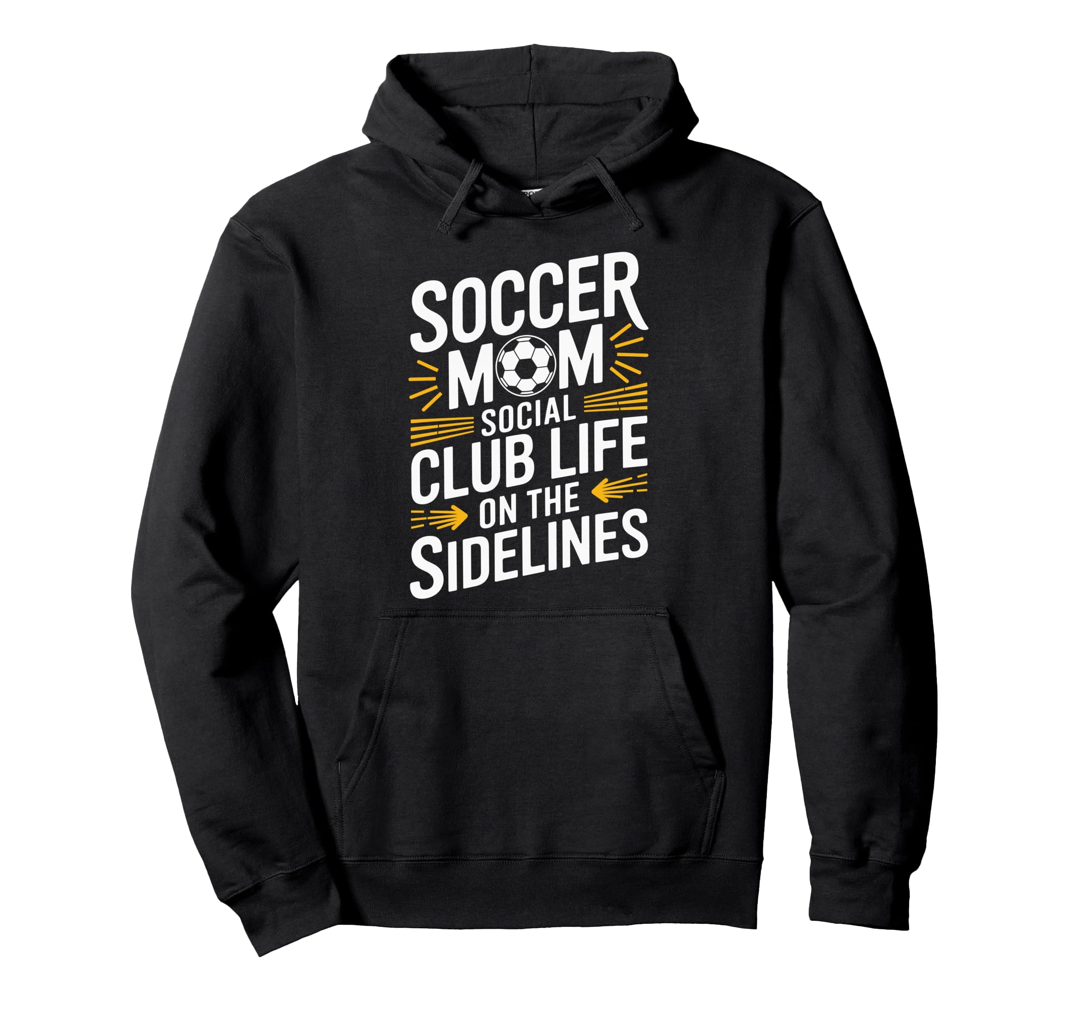 Soccer Mom Social Club Life Goalkeeper Hoodie - Novelty Apparel Unisex