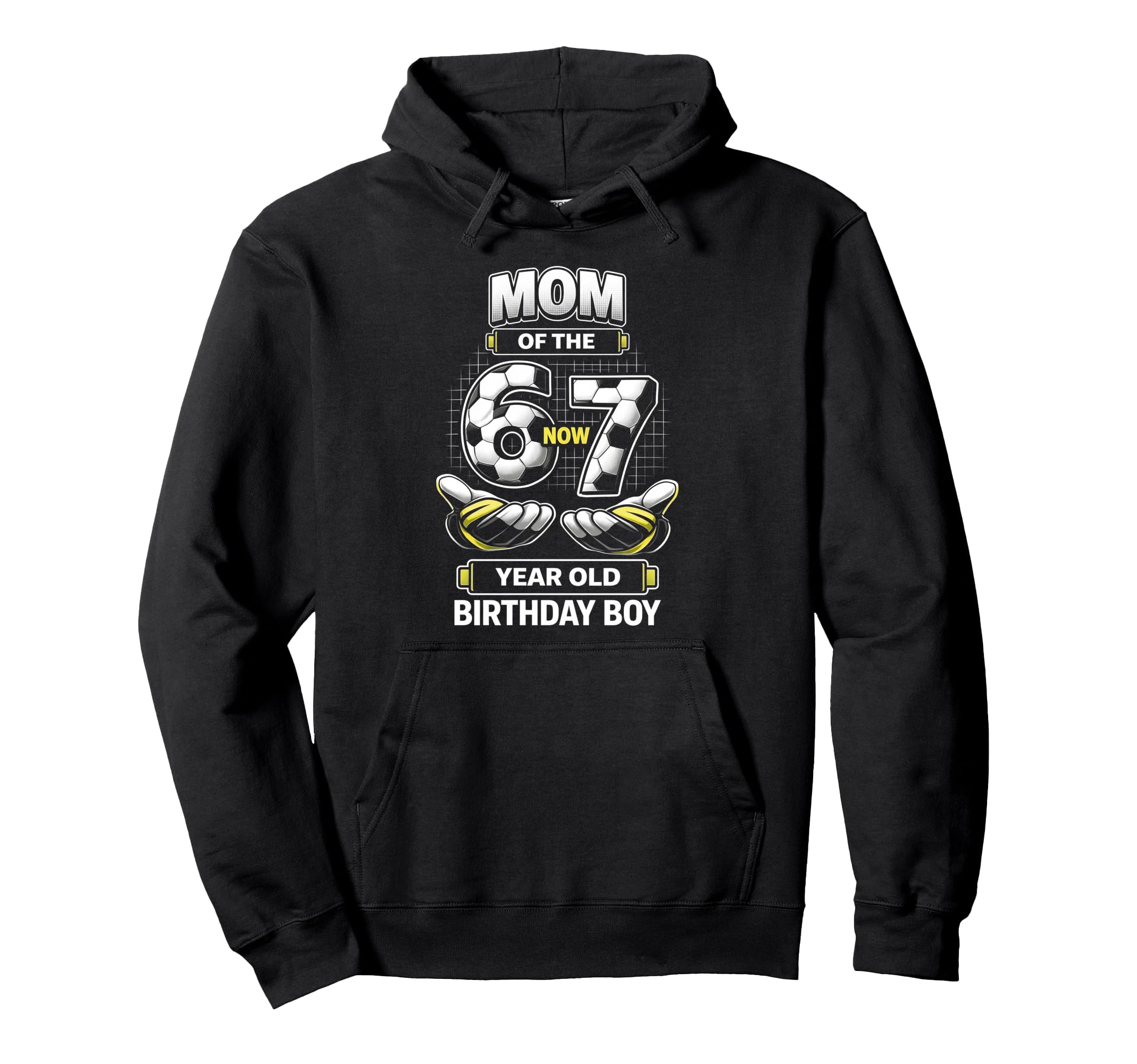 Birthday I Was 6 Now Im 7 Six Seven Hoodie - Minimalist Print for Adults