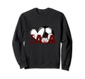 Love Heart Soccer Mama Football Gifts Sweatshirt - Graphic Print Unisex