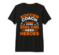 Mens Soccer Coaching Training Trainer T-Shirt - Aesthetic Graphic Unisex