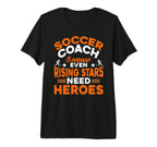 Mens Soccer Coaching Training Trainer T-Shirt - Aesthetic Graphic Unisex