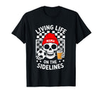 Living Life Sidelines Mama T-Shirt - Custom Art Print for Adults