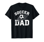 Birthday Soccer Dad Football Player T-Shirt - Novelty Apparel Men Women