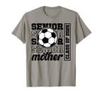 Soccer Senior Mother Class 2025 T-Shirt - Aesthetic Graphic for Adults