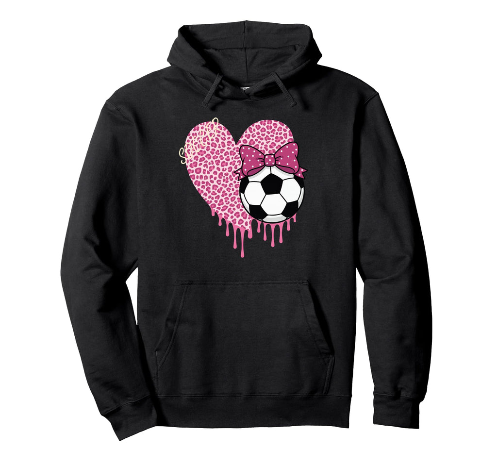 Soccer Drip Sister Couquete Bow Hoodie - Trendy Graphic Men Women