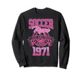 Soccer Mom Loud Proud Since 1971 Sweatshirt - Aesthetic Graphic for Adults
