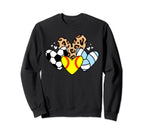 Softball Volleyball Soccer Heart Sweatshirt - Minimalist Print for Adults