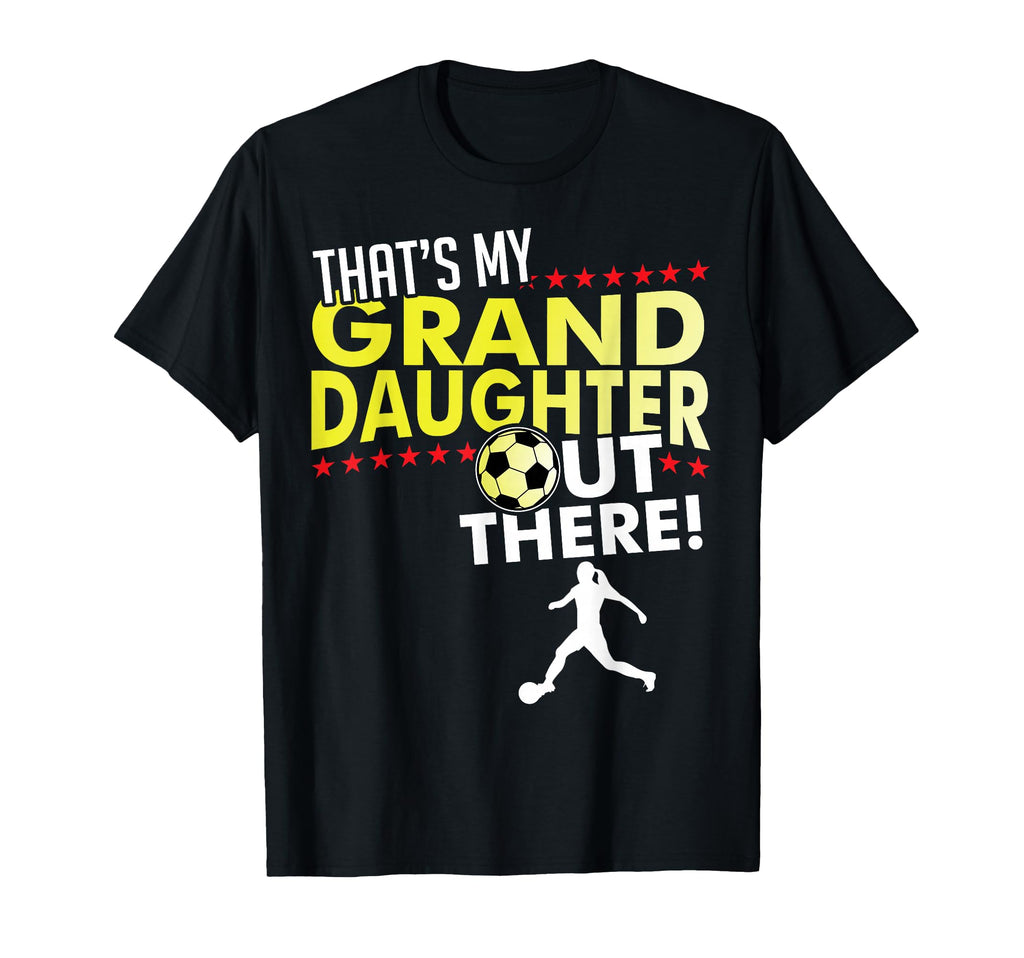 My Granddaughter Soccer Grandpa T-Shirt - Minimalist Print for Adults